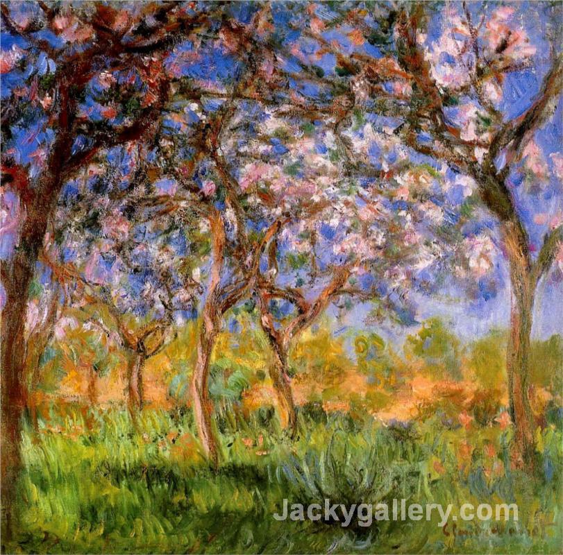 Giverny in Springtime by Claude Monet paintings reproduction